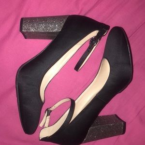 Glitter heels